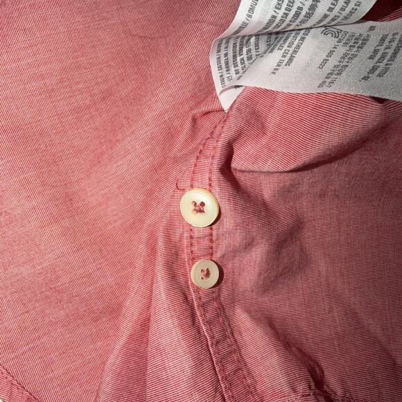 Abercrombie & Fitch Long Sleeve Muscle Pink Shirt Button Down Men Size Large - Picture 7 of 8